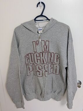 Grey Zip-Up Hoodie The Acacia Strain.- Men's Large